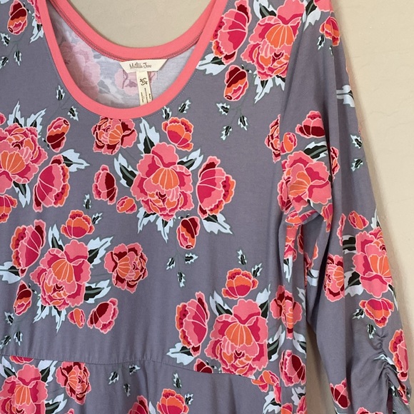 Matilda Jane, XL, rose print, fit and flare dress - Picture 3 of 13